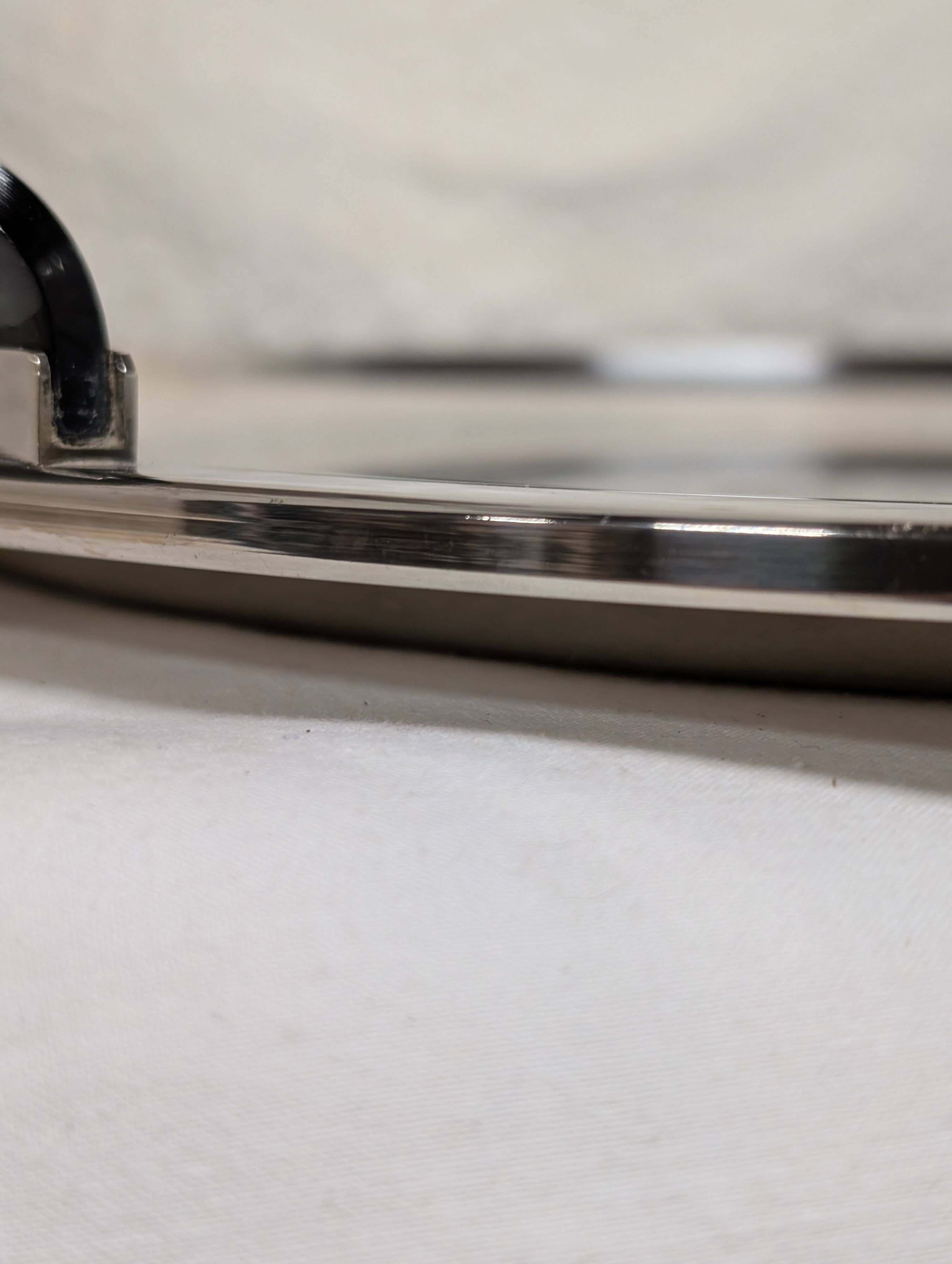 Silver-plated vintage plateau Studio