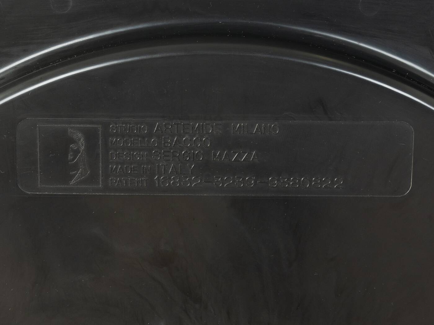 "Bacco" Coffee Table by Sergio Mazza, Space Age