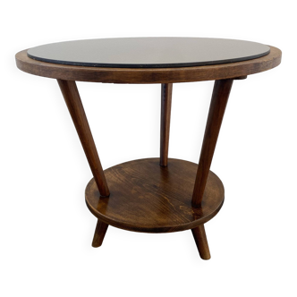 Art deco tripod pedestal table