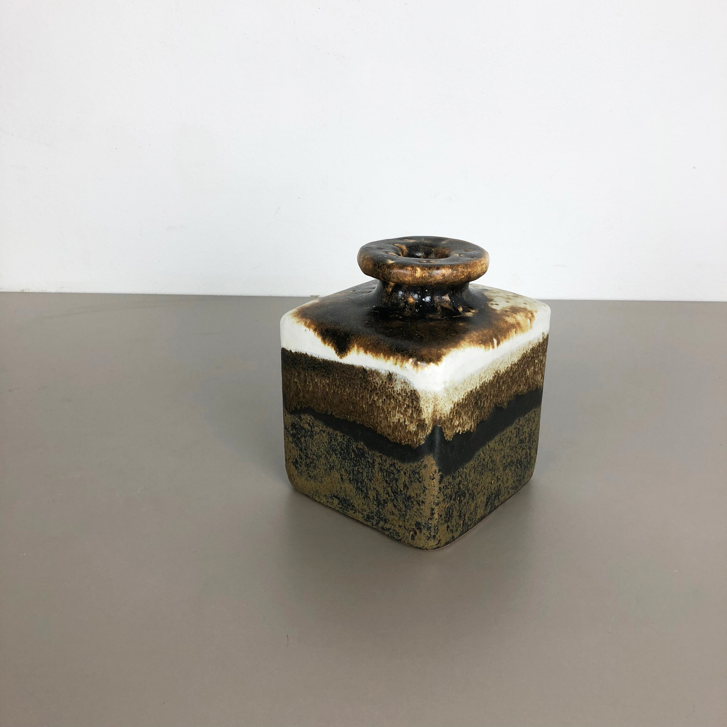 Super Rare 1970s Ceramic Studio Pottery Vase by Babara Stehr Ceramics, Germany