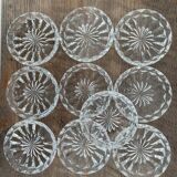Glass coaster set