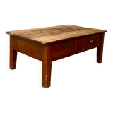 Ancienne table de ferme basse