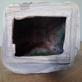 Raku vase