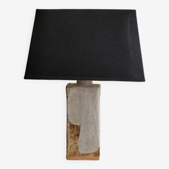 Table lamp in glazed stoneware