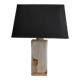 Lampe de table pied en grès vernissé