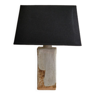 Table lamp in glazed stoneware