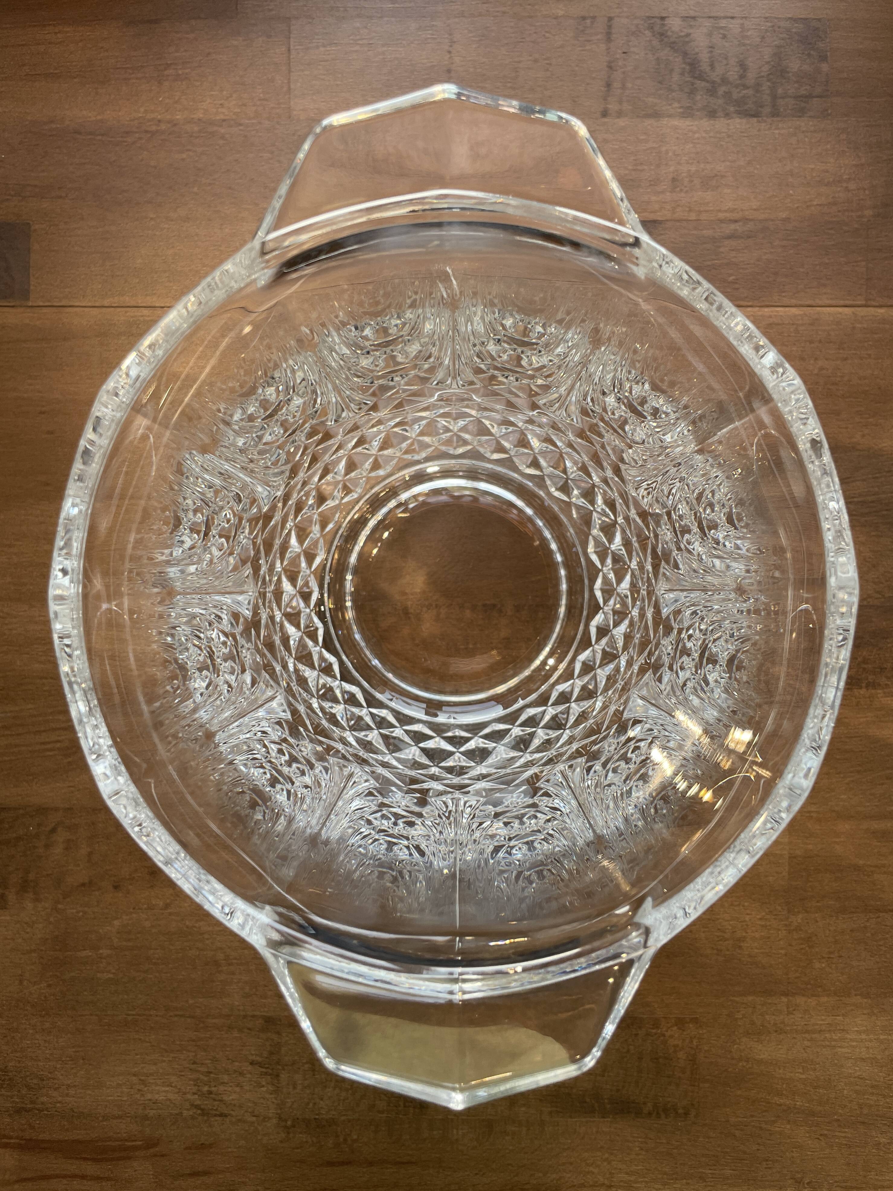 Champagne or ice bucket, Cristal d’Arques, "Longchamp" Collection