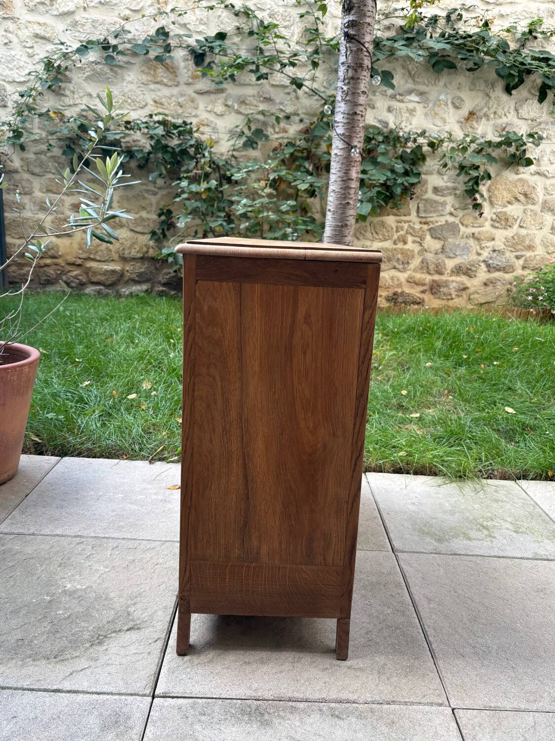 Small solid wood sideboard