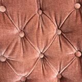 Velvet toad armchair