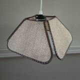 Vintage rattan blade suspension