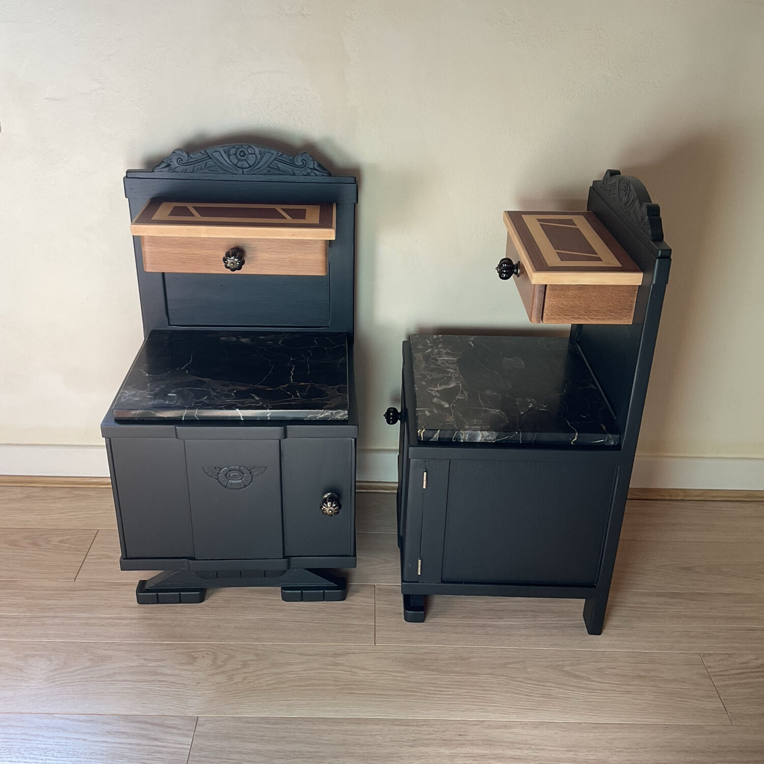 Art Deco bedside tables