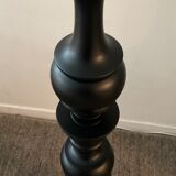 Vintage "Lamppost" in opaline and wood 6 fires