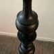 Vintage "Lamppost" in opaline and wood 6 fires