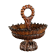 Coupe à fruits en bois sculpté