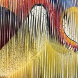 Textile sculpture-painting: The Dance of Colors