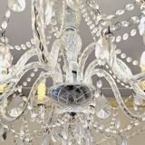 Glass chandelier with polypropylene arms – 9 lights