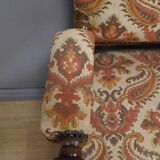 Ornamental armchair in oak, Louis XIII style – Early 20th century