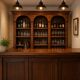 Bistro window in fir wood