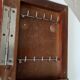 Vintage key holder wall box from the 60s/70s