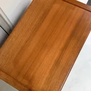 Vintage teak wood record player / audio cabinet