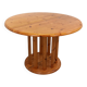 Vintage Scandinavian round dining table Rainer Daumiller in pine.