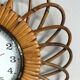 Rattan star clock