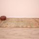 Peach Vintage Moroccan Rug 173 x 383 cm, Berber Wool Rug, Handmade Boho Rug