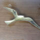 Seagull, bird, swallow, brass wall decoration 1970