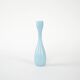 Bougeoir bleu pastel, design danois, années 1970, fabriqué au Danemark