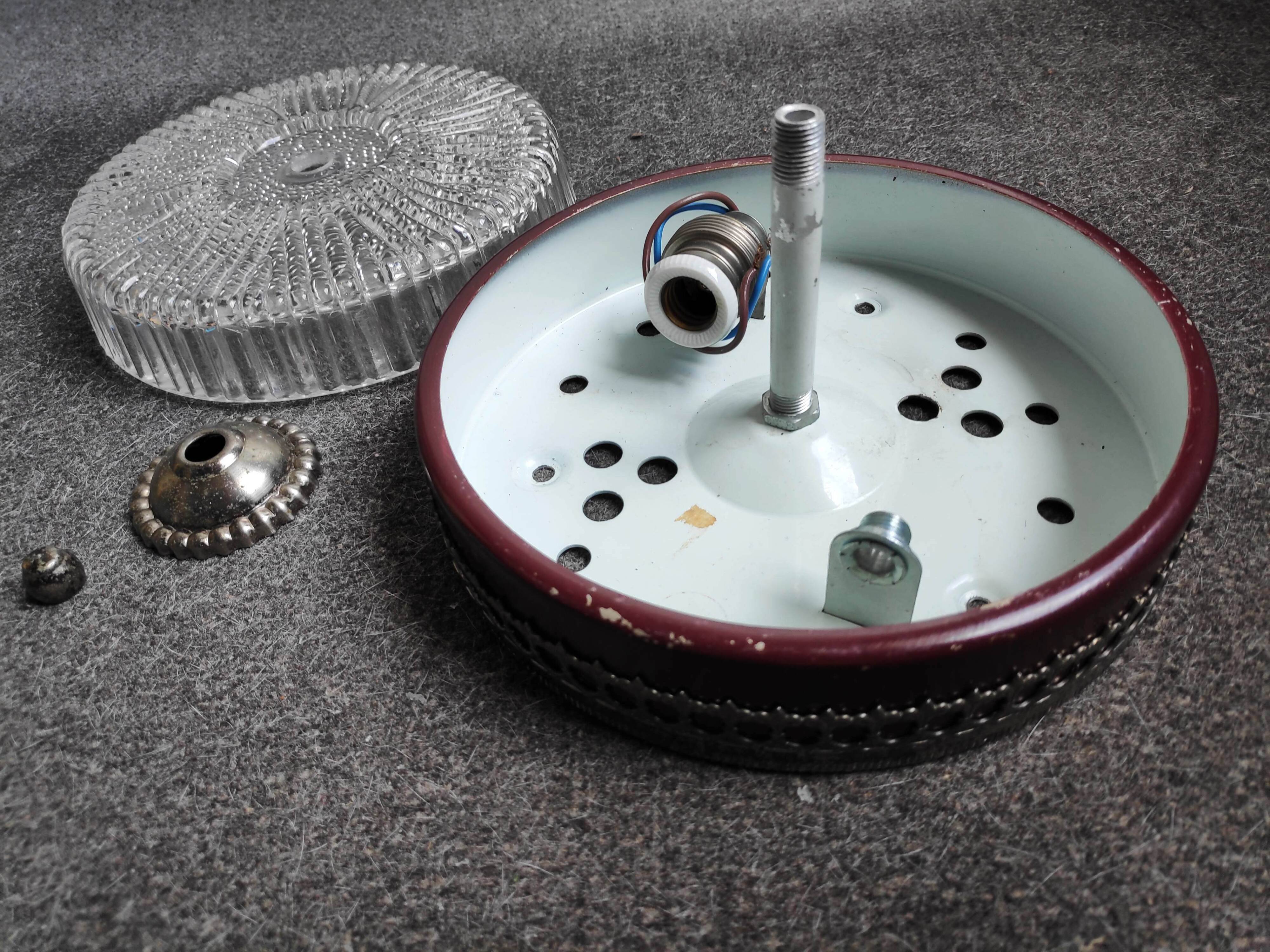 Round glass ceiling light (L-0070)