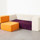 Cubisto Sofa by Massimo Morozzi for Edra 1990s