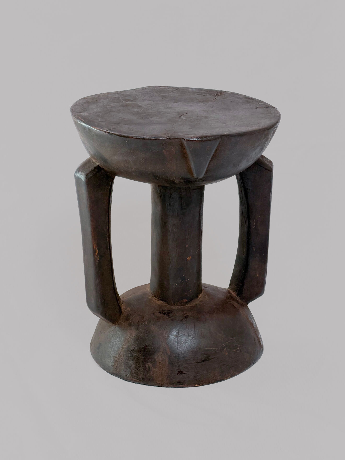 Tabouret africain en bois (Burkina Faso)