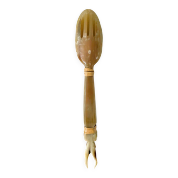 Paire de couverts à salade (corne)