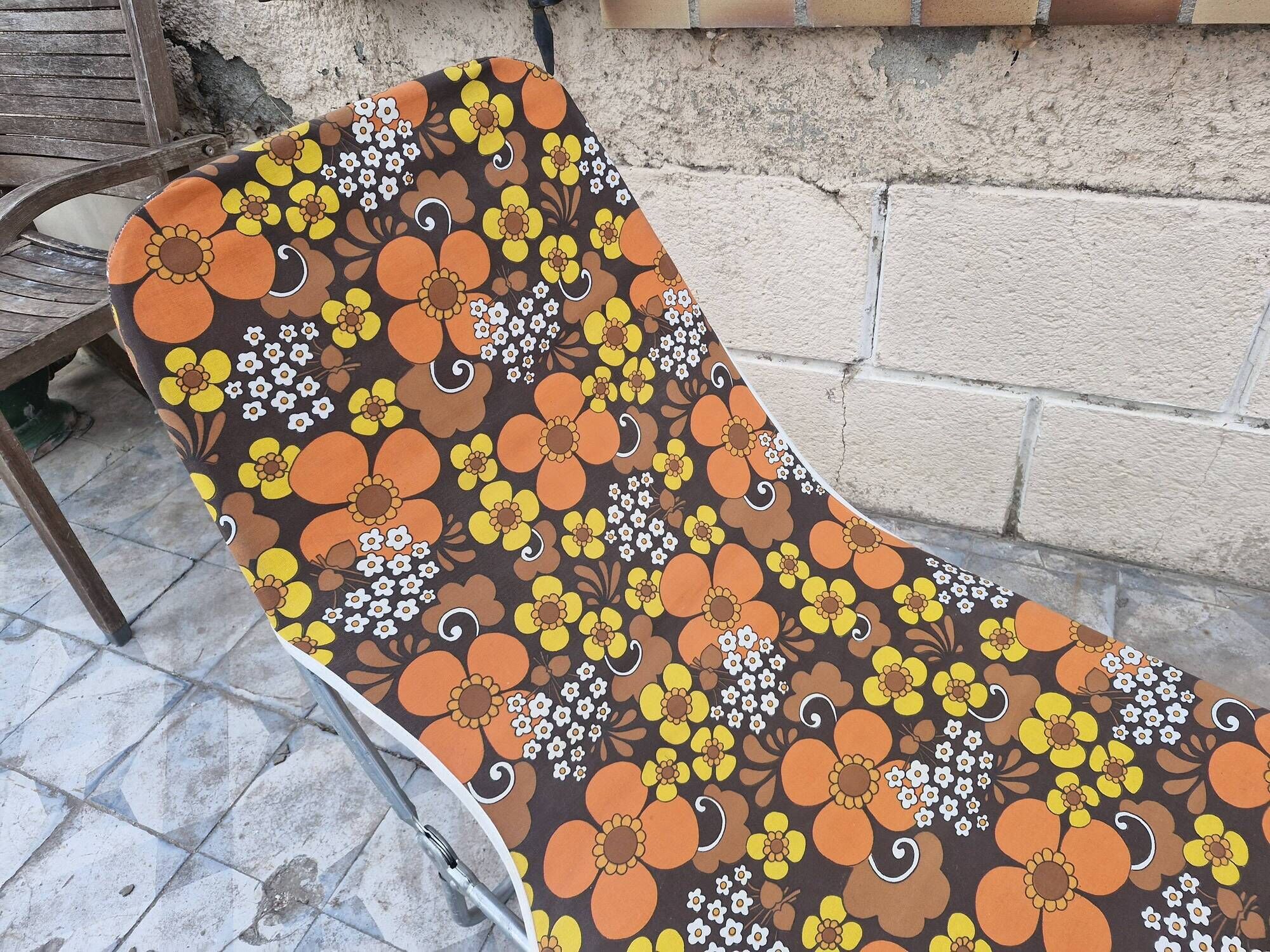 Folding chaise longue - Vintage from the 70s "K Kettler Made in West Germany"