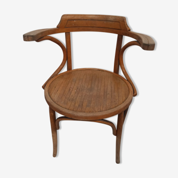 Curved wooden office chair ... Fischel taste