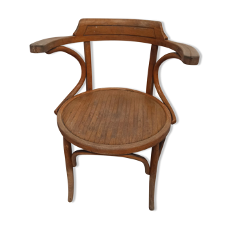Curved wooden office chair ... Fischel taste