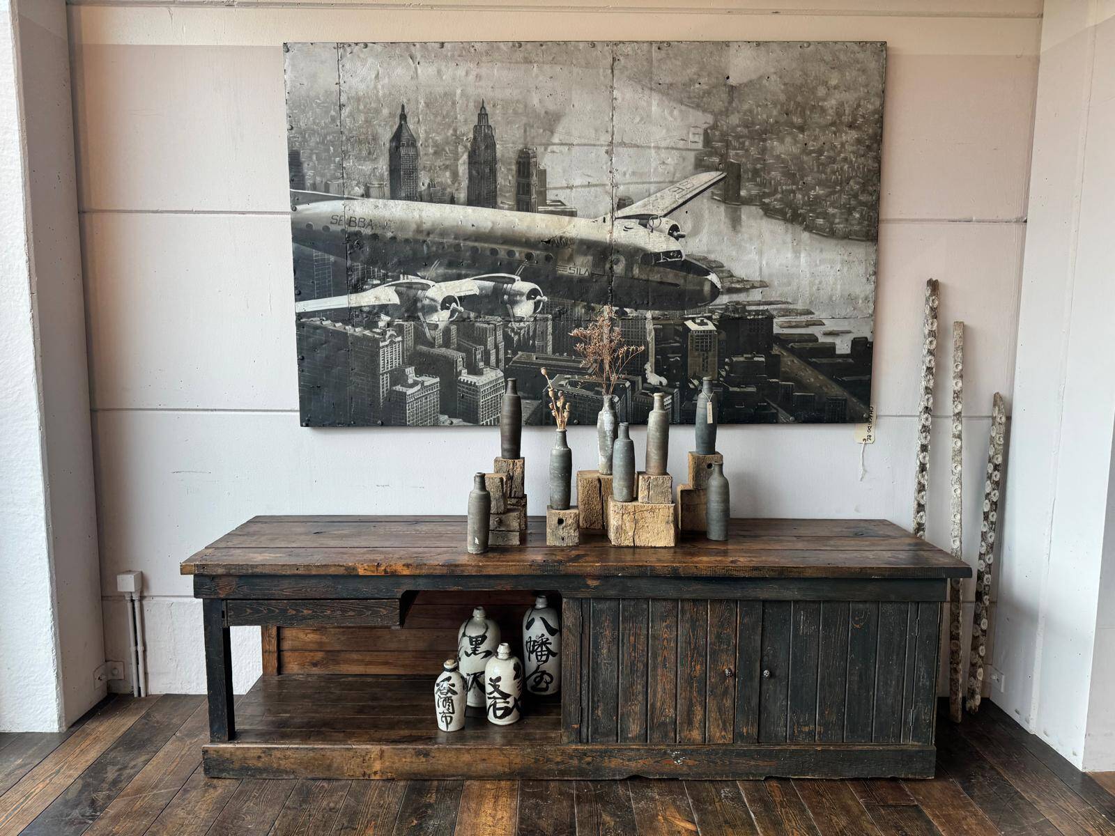 Old cabinetmaker's workbench