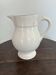 White pitcher with blue trim - Niderviller France