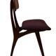 Vintage dining room chairs teak Topform design 60s Louis van Teeffelen