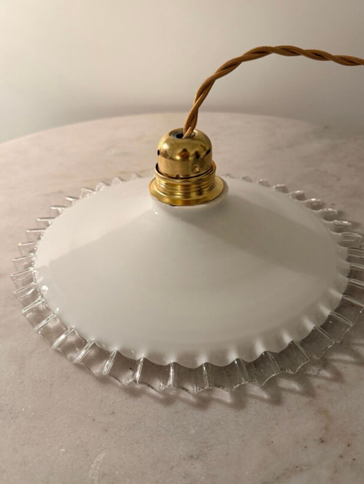 Opaline lampshade - ready to use