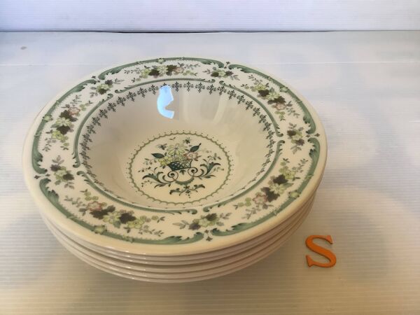 Six assiettes creuses provençal royal Doulton