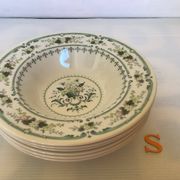 Six assiettes creuses provençal royal Doulton