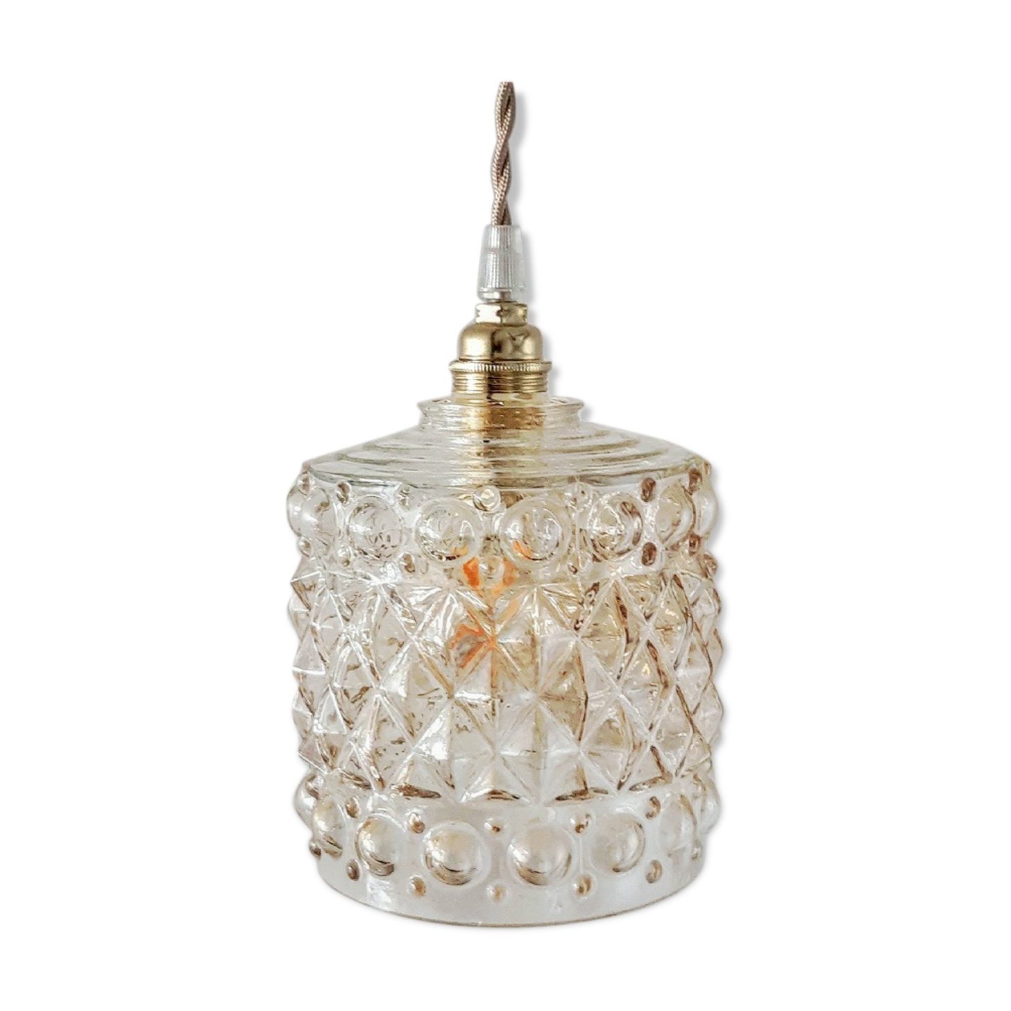Baladeuse vintage ambrée