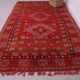 Red Vintage Moroccan Rug 192 x 321 cm - Berber Wool Rug - Handmade Rug Boho