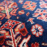 Tapis Vintage Indien Tabriz Fait Main en Laine – Années 1970 – 65 x 168 cm