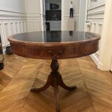 Antique round wooden console