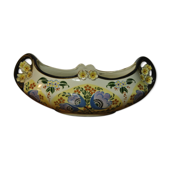 Jardinière en faïence par K G Keller Guerin Lunéville France art nouveau