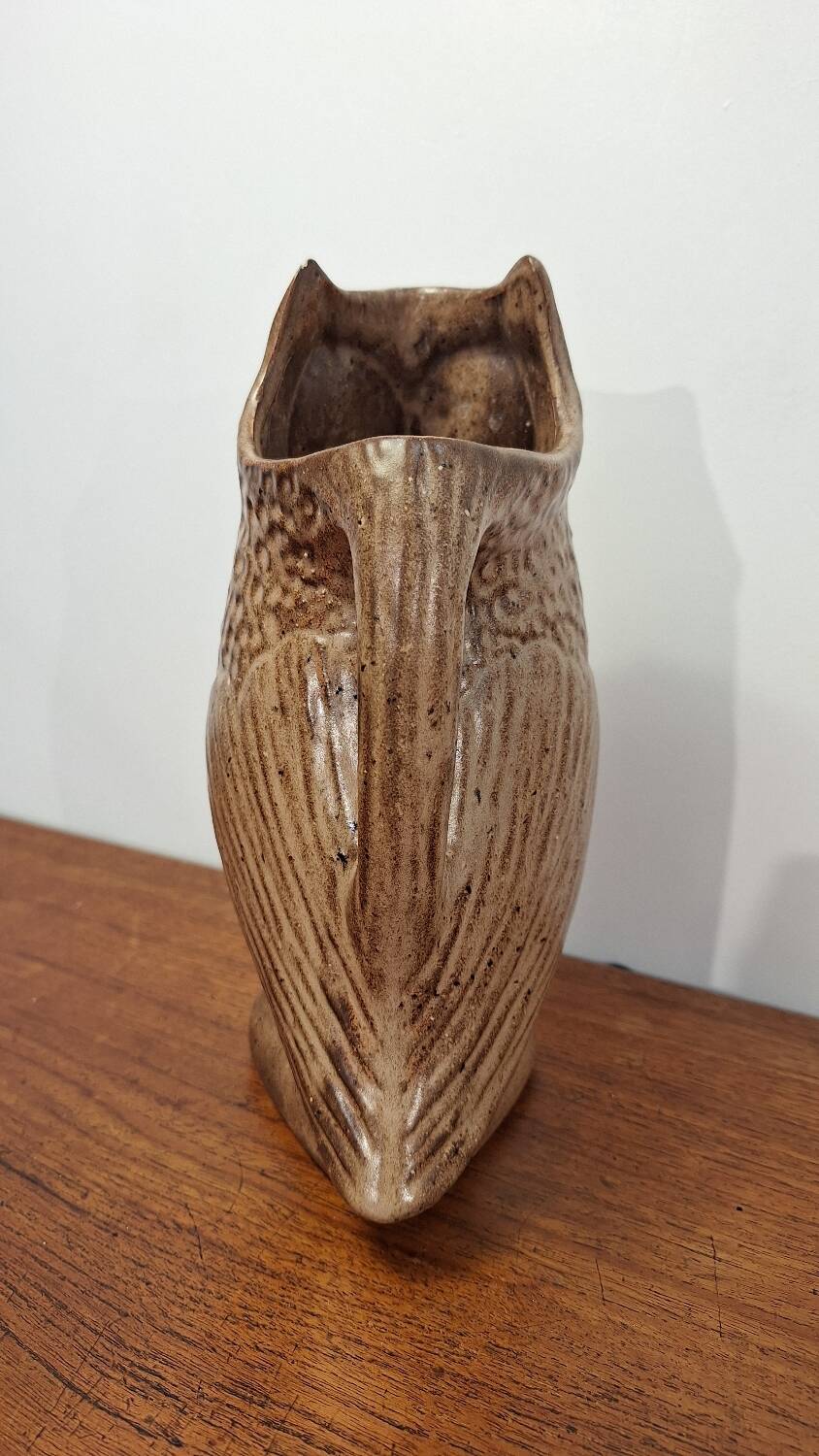 Zoomorphic vase Owl Vallauris