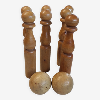 Jeu de quille en bois