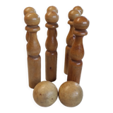 Wooden bowling